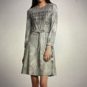 NWT Vivienne Tam Gate Foiled Dress - Medium